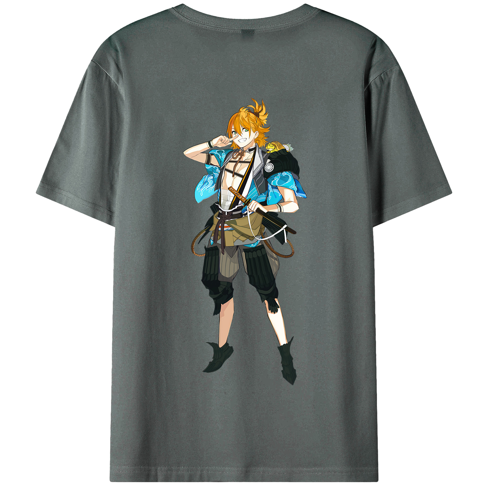 （画像用） 刀剣乱舞 Touken Ranbu 綿100％半袖Tシャツ（背面プリント）